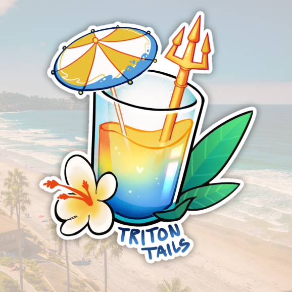 Tropical Drink Sticker